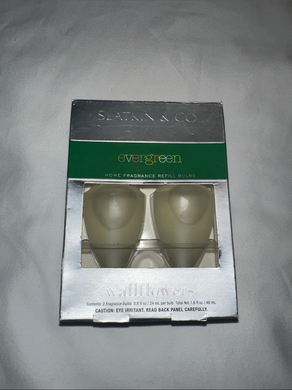 Bath & Body Works Evergreen Home Fragrance Refill Bulbs - Green & Silver